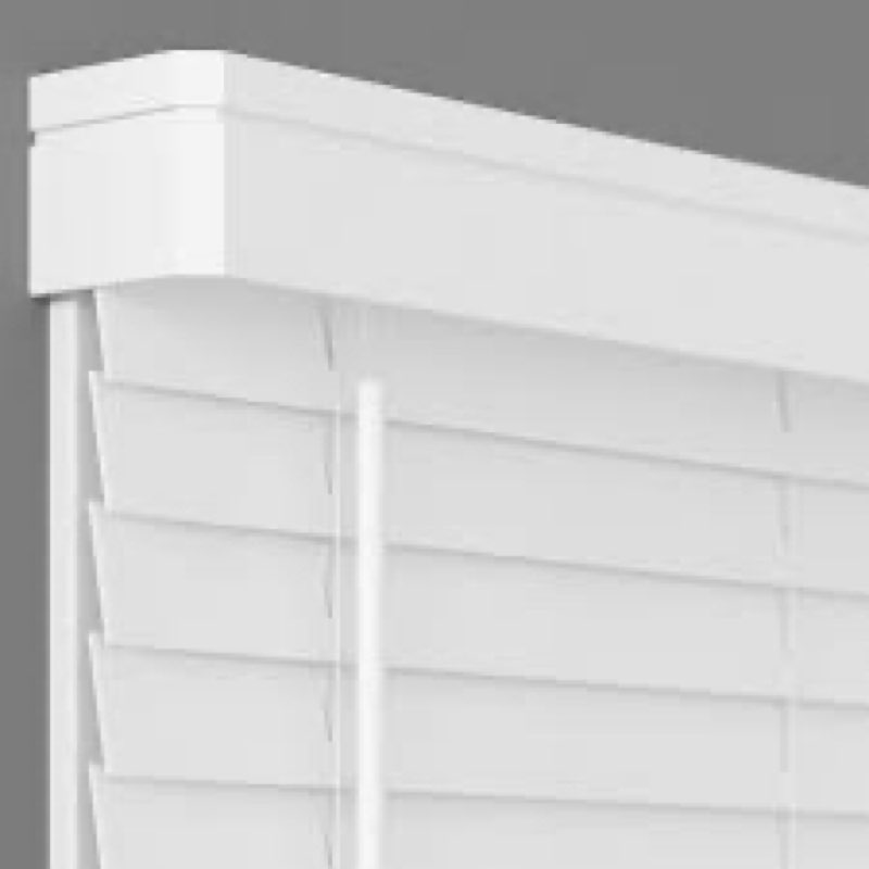 2" FAUX WOOD CONTEMPORARY CORDLESS BLIND/CUTDOWN