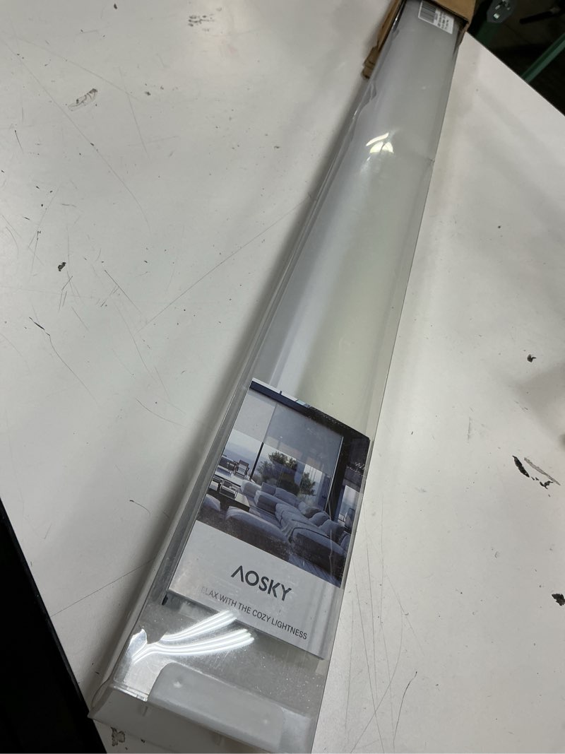 Condition photo showing Good Condition for aosky cordless roller shades blackout blinds for windows room darkening rolled up shades with spring system, uv protection window shades door blinds for home and office (33.5" w x 72" h, ivory white) 33.5"w x 72"h ivory