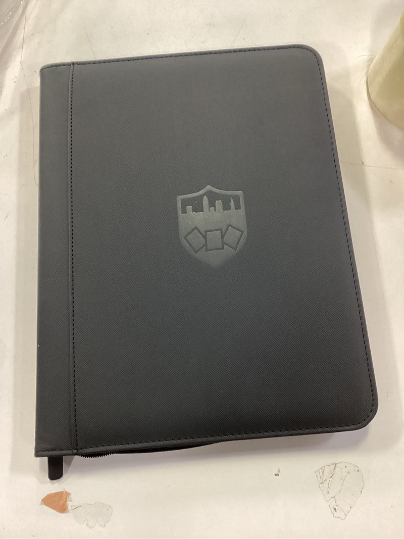 Condition photo showing Good Condition for Trading Card Binder 9 Pocket, GERMUN PU Cover Card Binder for 360 Cards, Premium Trading Card Holder Folders, Double Sided Pocket Card Album for MTG, TCG (Black)