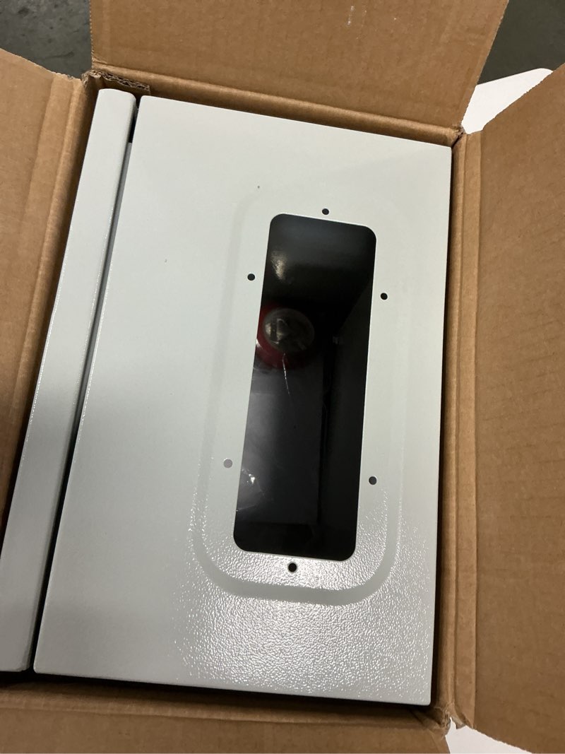 AUFUNIU Metal Electrical Enclosure Box, 12 x 12 x 8 inches, Waterproof & Dustproof with Reinforced 3