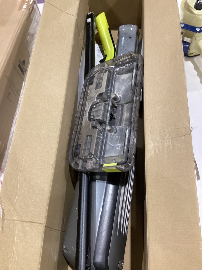 Condition photo showing As Is for shark vacmop cordless hard floor cleaner, vacuum and spray mop, powerful suction, lightweight, led headlights, includes 4 disposable pads, 12oz multi-surface cleaning solution, gray, vm252