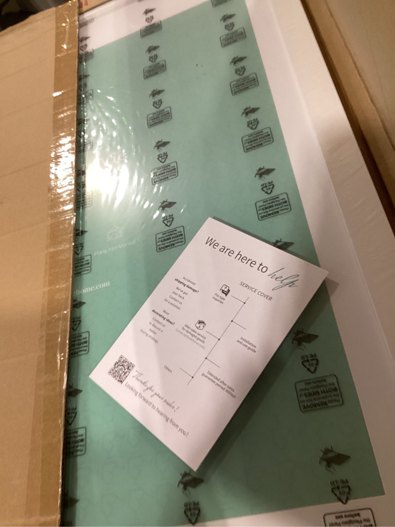 Condition photo showing Good Condition for LaVie Home 20 x 30 Poster Frame White, Display Pictures 18x24 with Mat or 20x30 Without Mat, Stable and Sturdy Picture Frame and Polished Plexiglass, Horizontal and Vertical Format of The Wall?1 Pack? 20x30 White
