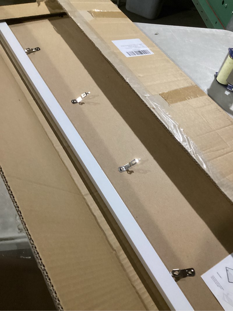 Condition photo showing Good Condition for 13x39 Picture Frame White for Puzzles Poster Photo Picture, Horizontal and Vertical Formats for Wall Hanging, 13 x 39 Wall Gallery Poster Photo Puzzles Frame for 13 by 39 Photos Posters, White