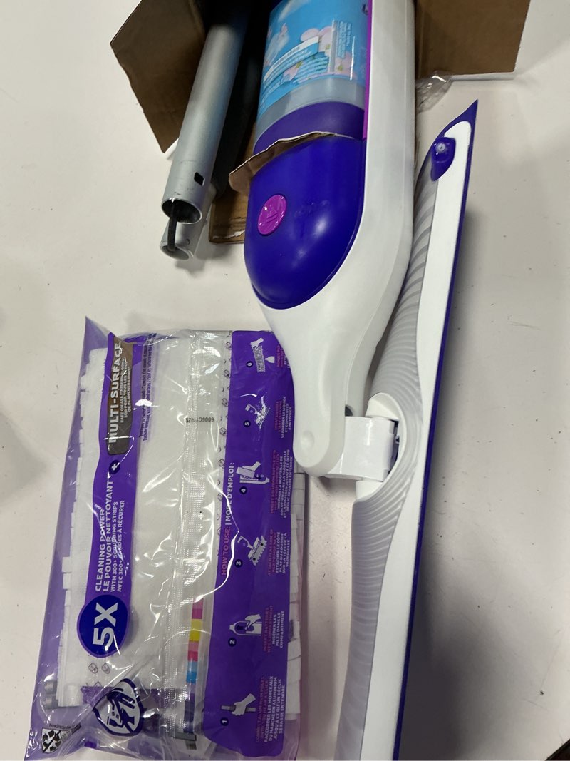 Condition photo showing Good Condition for swiffer power mop multi-surface kit for floor cleaning  fresh scent