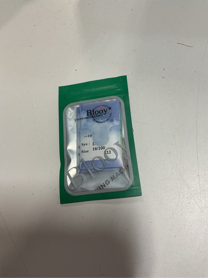 Condition photo showing New/Like New for blooy - 20pcs dotec lwx6t curve needle (lwx2t, 29bl, sy7395) fit consew 75t, cm-101, cm-364, brother cm3-b933 portable blindstitch sewing machines (size 16 (100))
