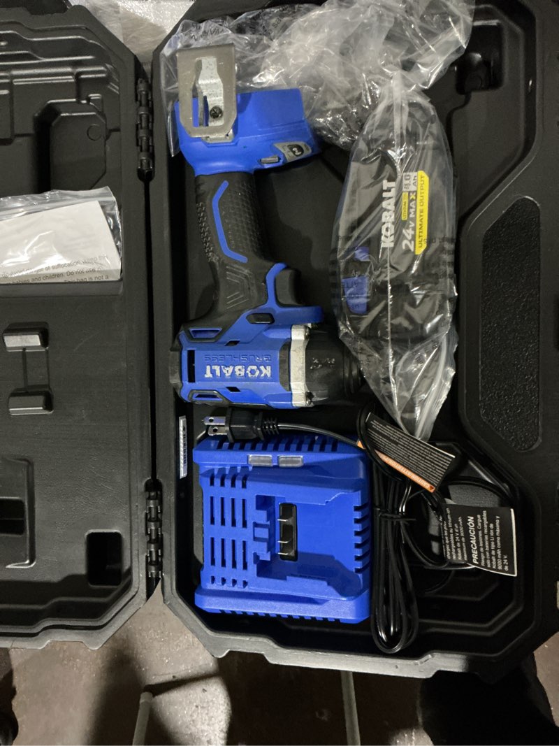 Condition photo showing Good Condition for kobalt xtr 24-volt 1/4-in brushless cordless impact driver (battery included and charger included and