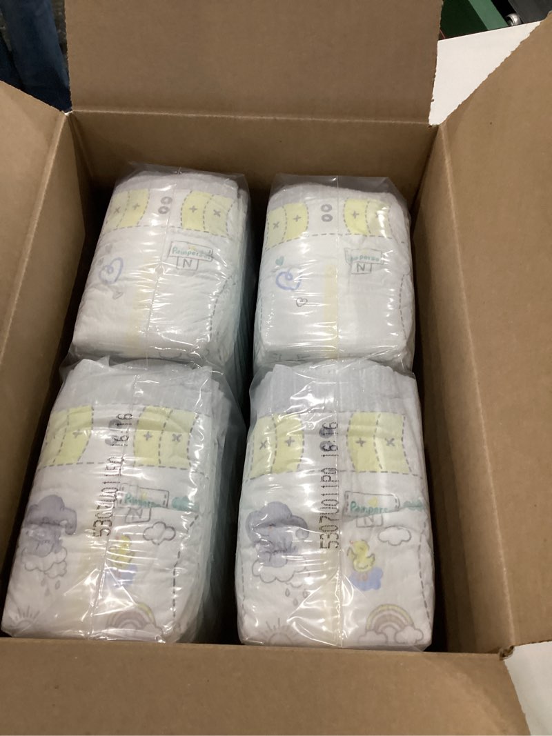 Condition photo showing New/Like New for Pampers Swaddlers Diapers, Size 0 (up to 10 lbs), 84 Count, Absorbent, Keeps Baby Dry and Comfortable, Skin Safe Disposable Baby Diaper (Packaging May Vary) Newborn 84