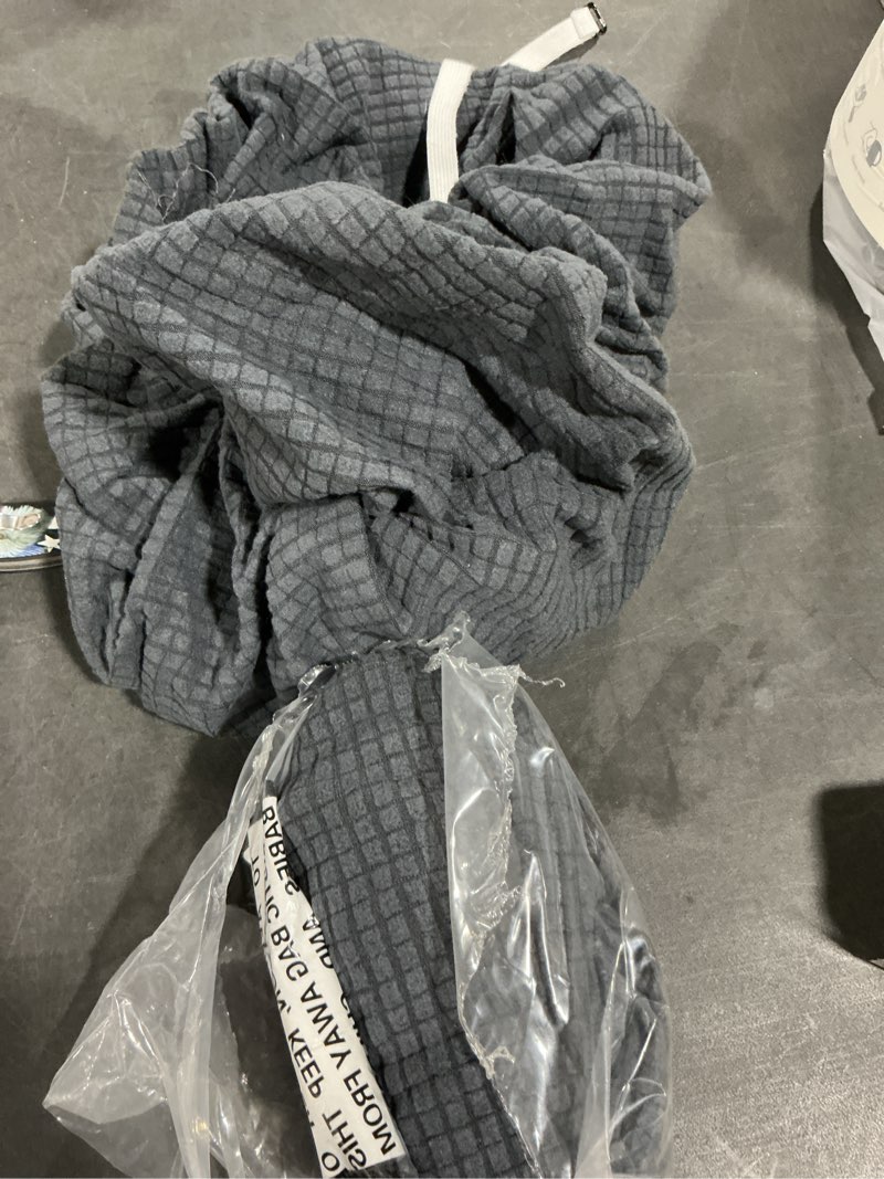 Condition photo showing Good Condition for hyha Waterproof Couch Cushion Covers, Washable Sofa Cushion Slipcovers, Thick Stretch Jacquard Fabric, Couch Sofa Covers for Pets with Elastic Bottom (2 Pieces, Grey) Grey 2PC