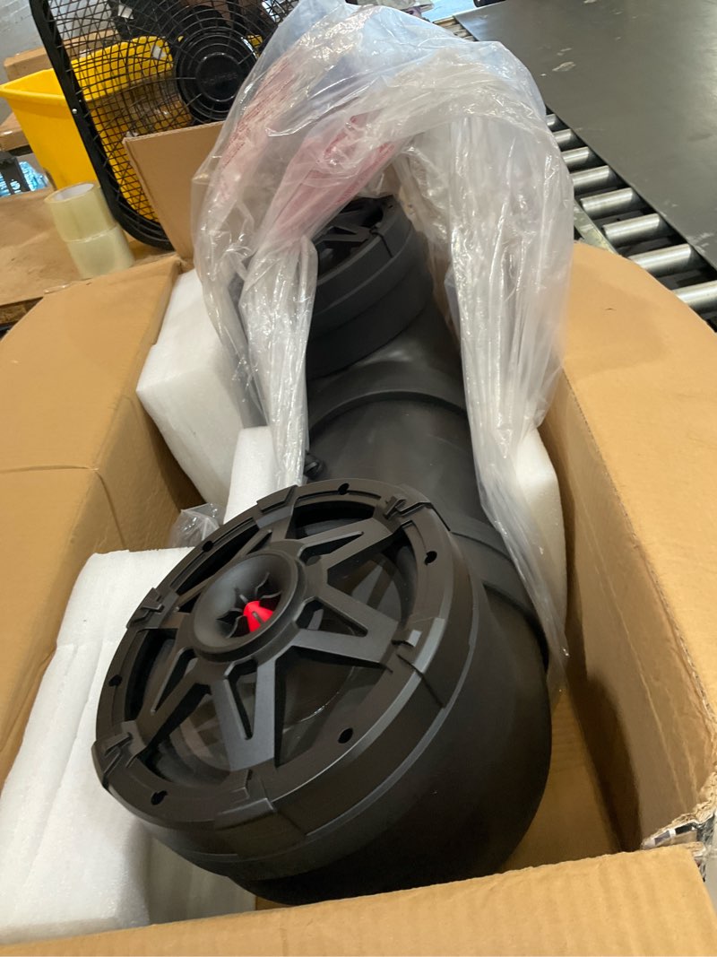 kemimoto atv speaker 8 inch bluetooth-connectivity atv utv sound bar w/ 20 rgb light modes, 2x full range speakers 2x tweeters boat sound system