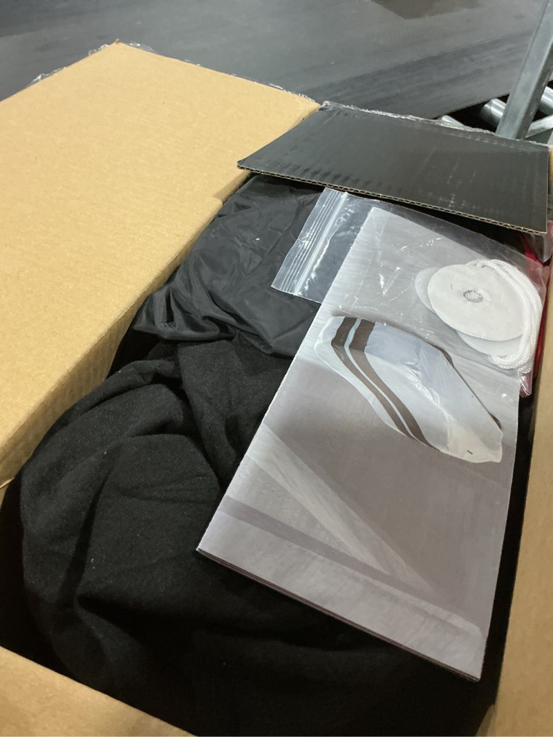 Condition photo showing As Is for icarcover custom car cover for chevy chevelle 2-door, 4-door (1964-1972) waterproof all weather rain snow uv sun protector full exterior indoor outdoor car cover (stripe - black/red) 27. chevelle 1964-1972 black / red (stripe)