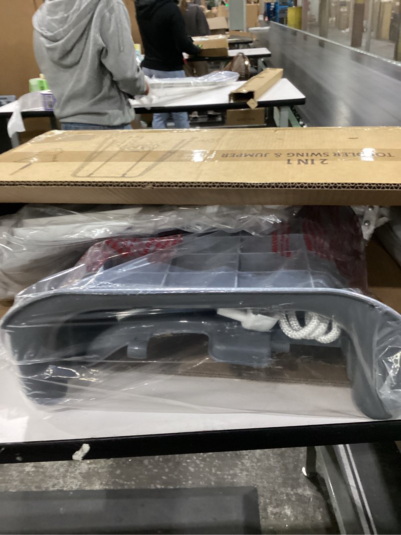 Condition photo showing New/Like New for Taleco Gear 2 in 1 Toddler Swing ? Jumper, Swing Set for Indoor/Outdoor, Baby Jumpers and Bouncers, Easy to Assemble & Store, Suitable for Children 6 Months and Older?Black?