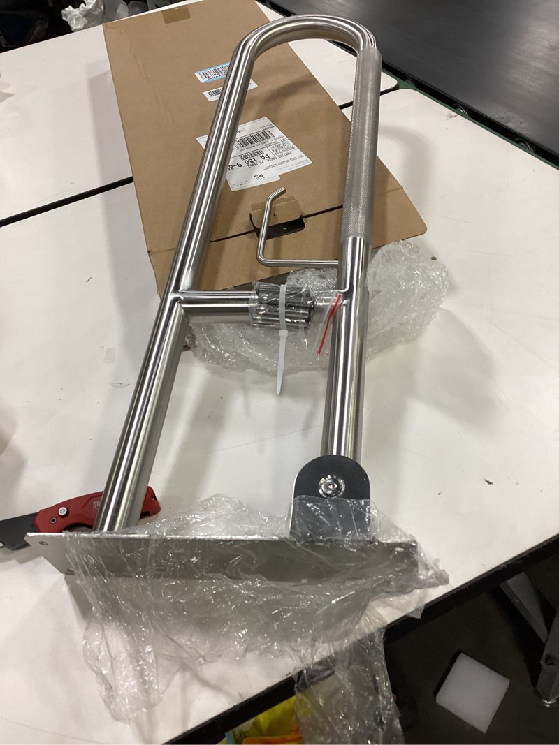 Handicap Toilet Fold Down Grab Bar Support Flip up Hand Grips Handrail for Disabled Elderly Pregnant Woman