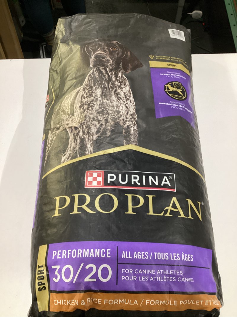 Condition photo showing New/Like New for Purina Pro Plan Sport Performance 30/20 Chicken and Rice Formula High Protein Dog Food - 37.5 lb. Bag Chicken & Rice 37.5 Pound (Pack of 1)