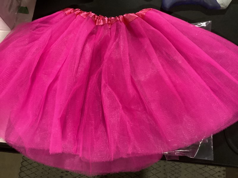 Condition photo showing Good Condition for tutus for girls 3 layered tulle tutu skirts for 4-12 year, birthday dance halloween cosplay party supplies 4-12 years a-pink