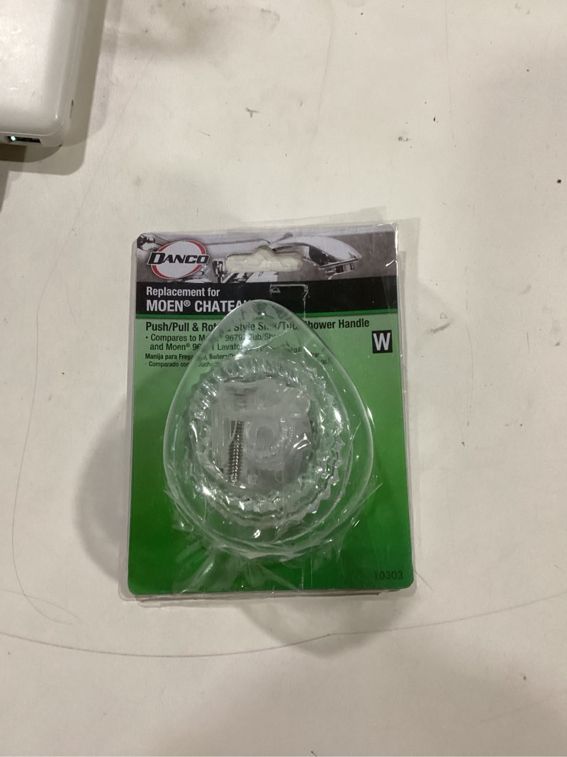 Condition photo showing As Is for Danco Clear 1 -Handle Knob Shower Faucet Handle