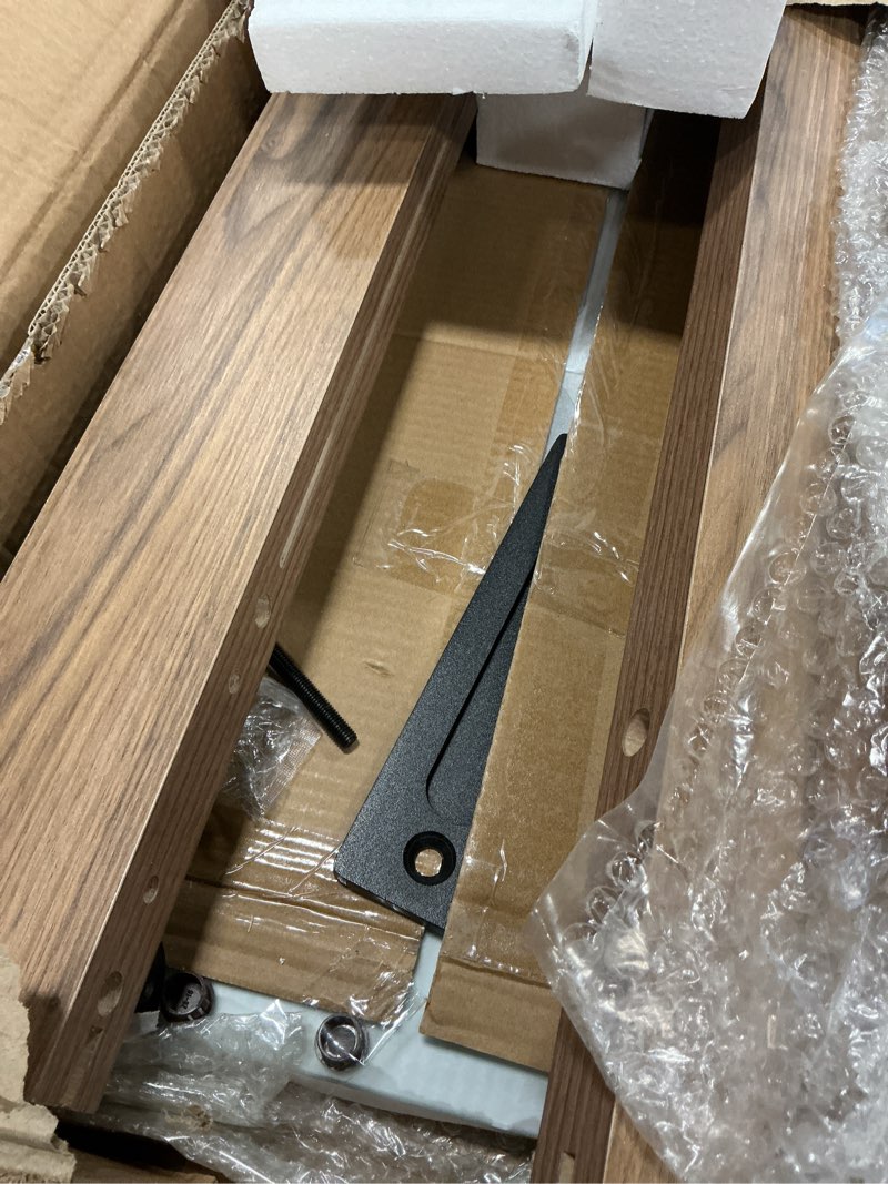 Condition photo showing Good Condition for FREDBECK 38 x 84 inch Glass Barn Door with 6.6FT Barn Door Hardware Kit Included,5-Panel Frosted Gla