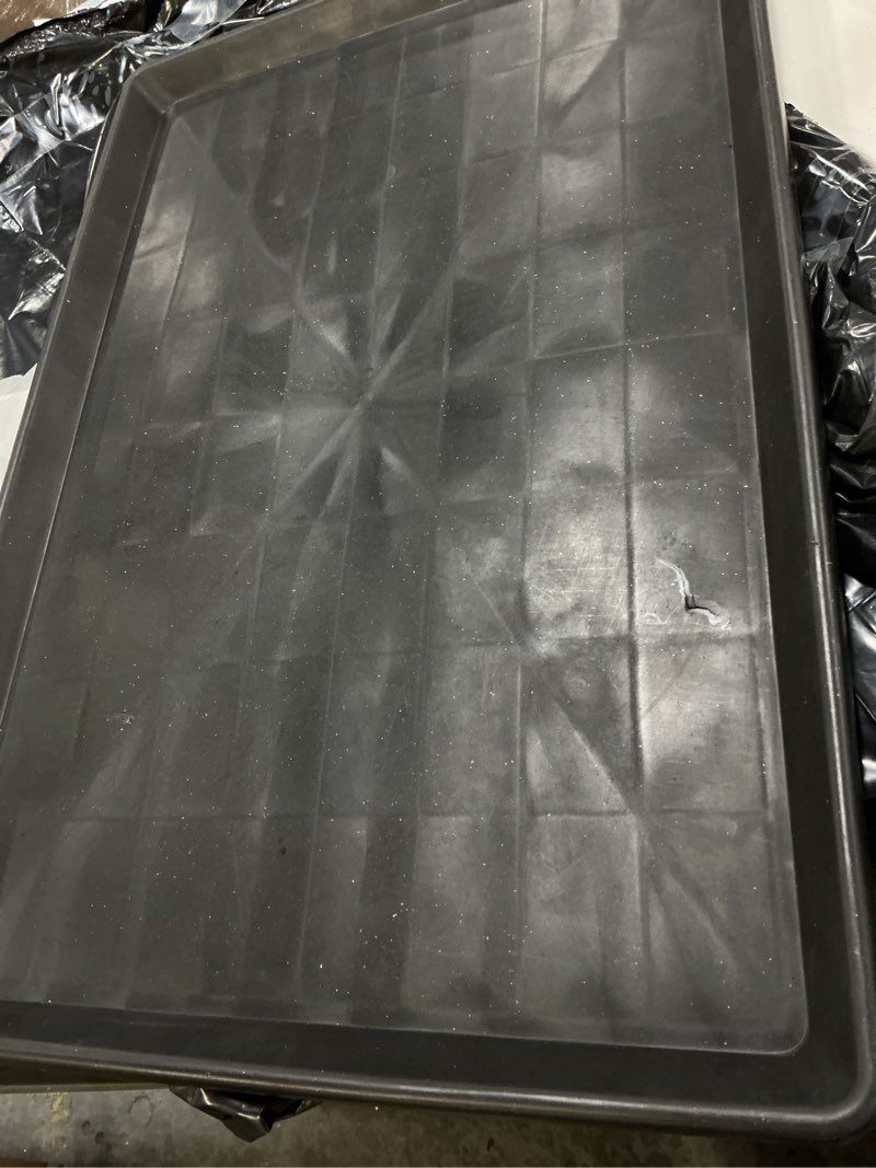 Condition photo showing Good Condition for 35.4" dog crate tray replacement fit for metal dog crate dog cage pans plastic tray 35.4"l x 23.6"w x 1"h
