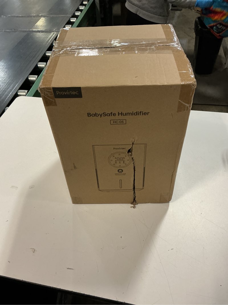 Condition photo showing New/Like New for Pro Baby Evaporative Humidifier for Bedroom, MistFree & No White Dust, BPA-Free and 16dB Quiet Sleep for kids, 3 Age-Modes, Auto Control, Tap Water Safe, 4L Easy Clean Tank for Nursery