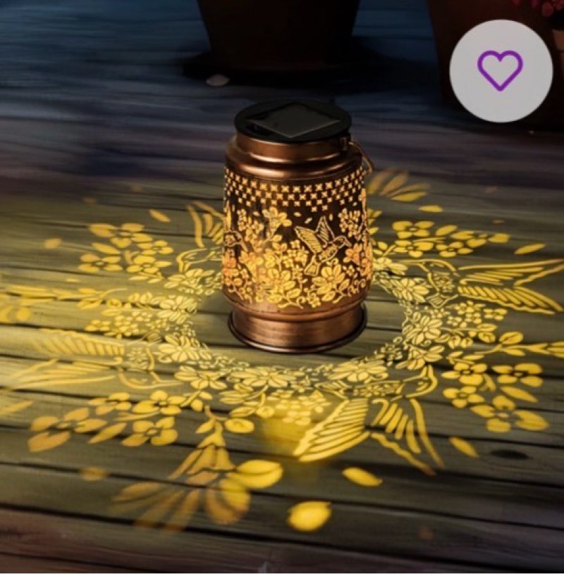 Begoa Hummingbird Solar Lanterns Outdoor Waterproof Hanging Solar Lights Hummingbird Gifts for Metal Bird Decorative LED Lanterns for Yard, Patio, Lawn, Tabletop, Pathway, Landscape, Garden Decor,Solar Outdoor Lantern lights,Father's Day Gift