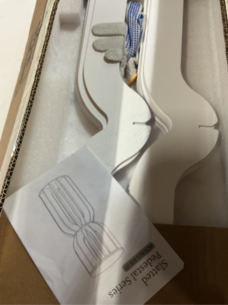 Condition photo showing Good Condition for imprsv 1Pcs Cylinder Stands for Party, Large White Cake Stand, Pedestal Display Plinth Pillars for Wedding Ceremony Birthday Party Decor (Flow Shape 1pc flow