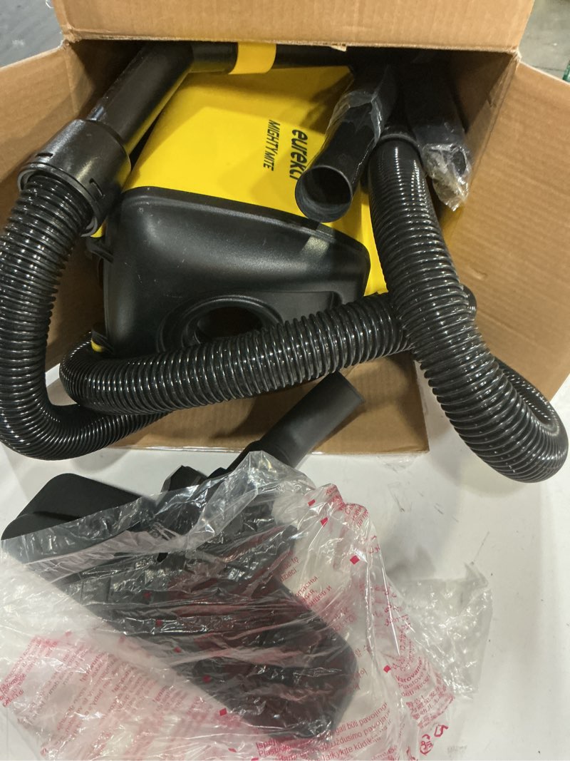 Condition photo showing Good Condition for eureka 3670m canister cleaner, lightweight powerful vacuum for carpets and hard floors, w/ 5bags,yellow