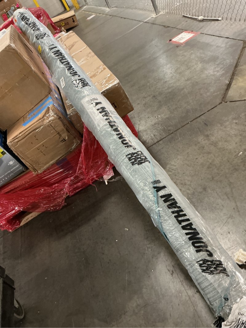 Condition photo showing Good Condition for JONATHAN Y SEU100H-8R Haze Solid Low-Pile Indoor Area Rug, Coastal, Bohemian, Minimalist, Classic, Casual for Bedroom,Kitchen,Living Room,Non Shedding,Easy-Washing, Blue, 8' Round