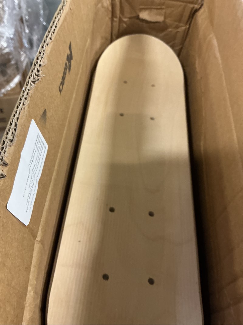 Condition photo showing New/Like New for Meooeck 24 Pack Blank Skateboard Decks Mini Maple Skateboard Deck Beginner Kid Skateboard 17 x 5 Inch 7 Ply Wooden Skate Deck Double Tail Skateboard Light Deck Bulk for Painting Replacement Decoration