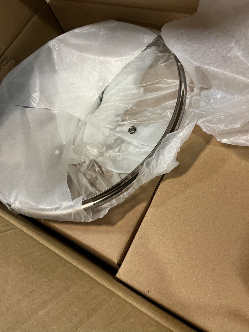 Condition photo showing Good Condition for SENSARTE Nonstick Frying Pan Skillet with Lid, 12 Inch Large Deep Frying Pan, 5 Qt Non Stick Saute Pan with Cover, Induction Pan, Healthy Non Toxic Cooking Pan with Helper Handle, PFOA PFOS Free 5QT / 12IN Classic Black