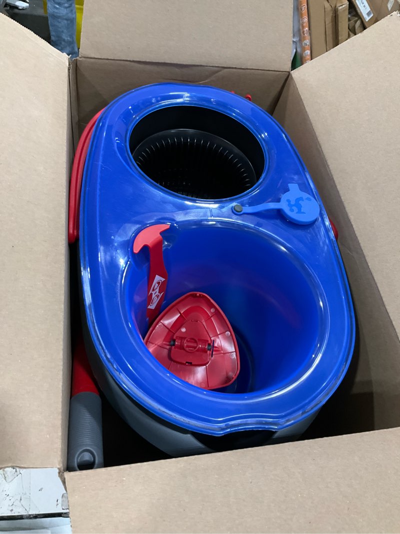 Condition photo showing Good Condition for O-Cedar RinseClean Spin Mop & Bucket System | Clean with Water | Removes 99% of Bacteria Plastic Rinseclean Spin Mop & Bucket Cleaning System