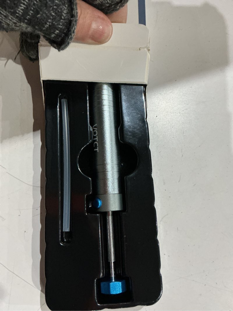 Condition photo showing Good Condition for solder sucker no clog desoldering pump for solder removing with replaceable heat resistan silicone sucking nozzle, desoldering tool sodering pump strong vacuum aluminum suction remover