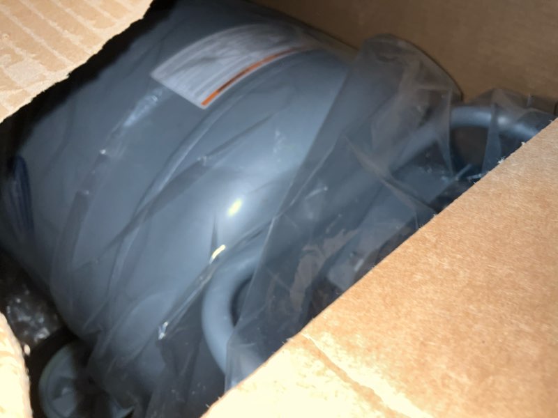 Condition photo showing As Is for California Air Tools 20020AD 2.0 HP Ultra Quiet and Oil-Free Air Compressor with Wheels, 20 Gallon Tank Capacity, 70 dB Noise Level, Electric, Portable, with Automatic Drain Valve Steel Tank, 110v w/Auto Drain