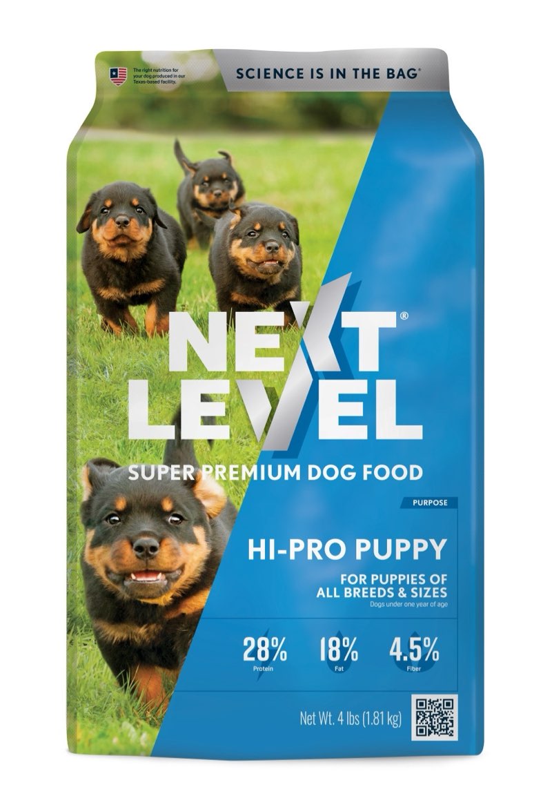 (BB 02/19/2026) Next Level Hi-pro Puppy Food 4 Lb