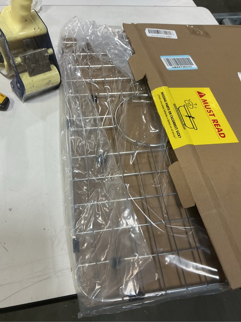 Condition photo showing Good Condition for Serene Valley Sink Bottom Grid 24-1/8" x 12-5/8", Centered Drain with Corner Radius 1-1/2", Sink Protector NLW2412C