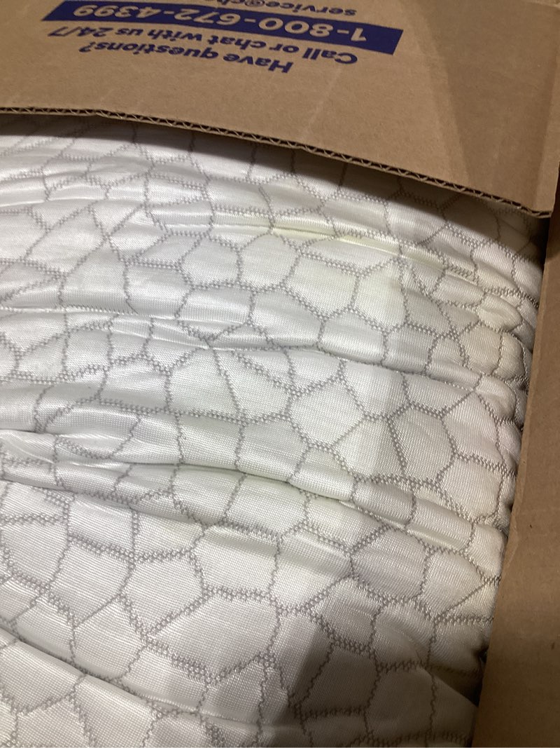 Condition photo showing As Is for SUPA MODERN Cooling Bed Pillows for Sleeping 1 Pack Shredded Memory Foam Pillows Adjustable Cool Pillow for Side Back Stomach Sleepers Luxury Gel Pillows King Size with Washable Removable Cover King (1 Count) Original White (Cooling)