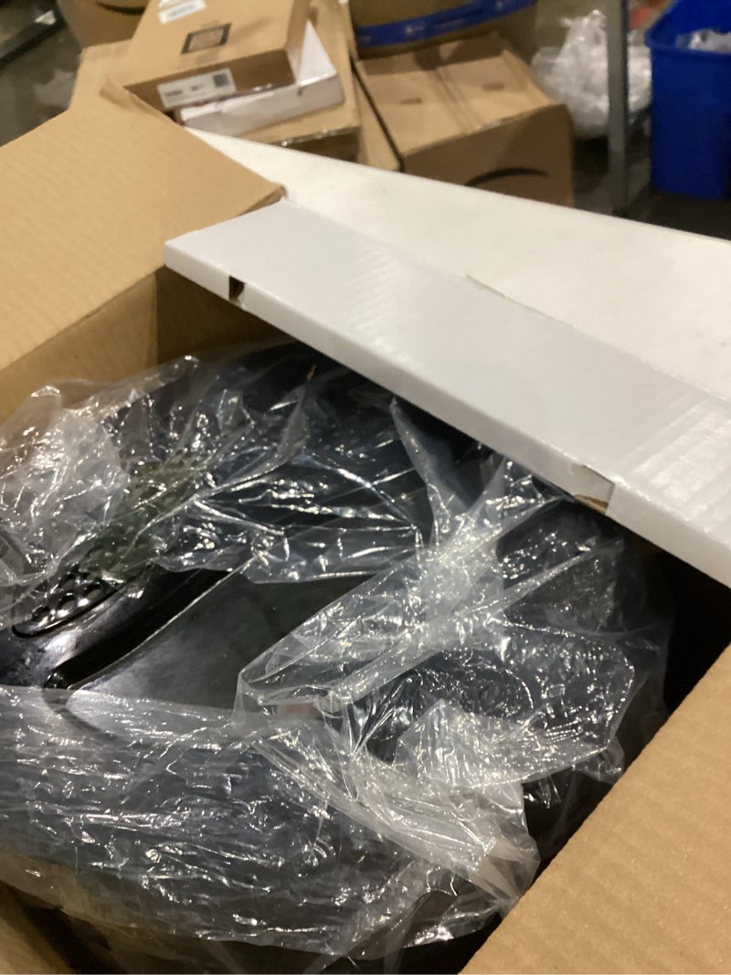 Condition photo showing As Is for PantryPro 2.5 Liter Electric Deep Fryer with Cool Touch Sides and Nonstick Basket, Adjustable Temperature, Lid with Viewing Window, Black