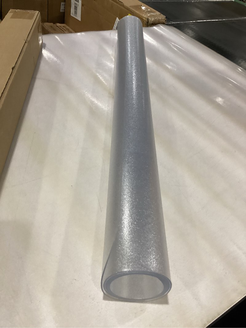 Condition photo showing New/Like New for Clear PVC Office Chair Mat for Hardwood Floor - Anti-Slip Desk Chair Mat to Protect Floor Wood/Tile Protection Mat for Office & Home (48"x30" with Lip)