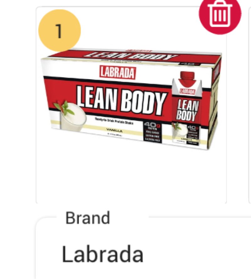 Labrada Lean Body Ready to Drink Protein Shakes  Vanilla  40g Protein  17 Fl Oz  12 Ct (BB:Jan 28/26)