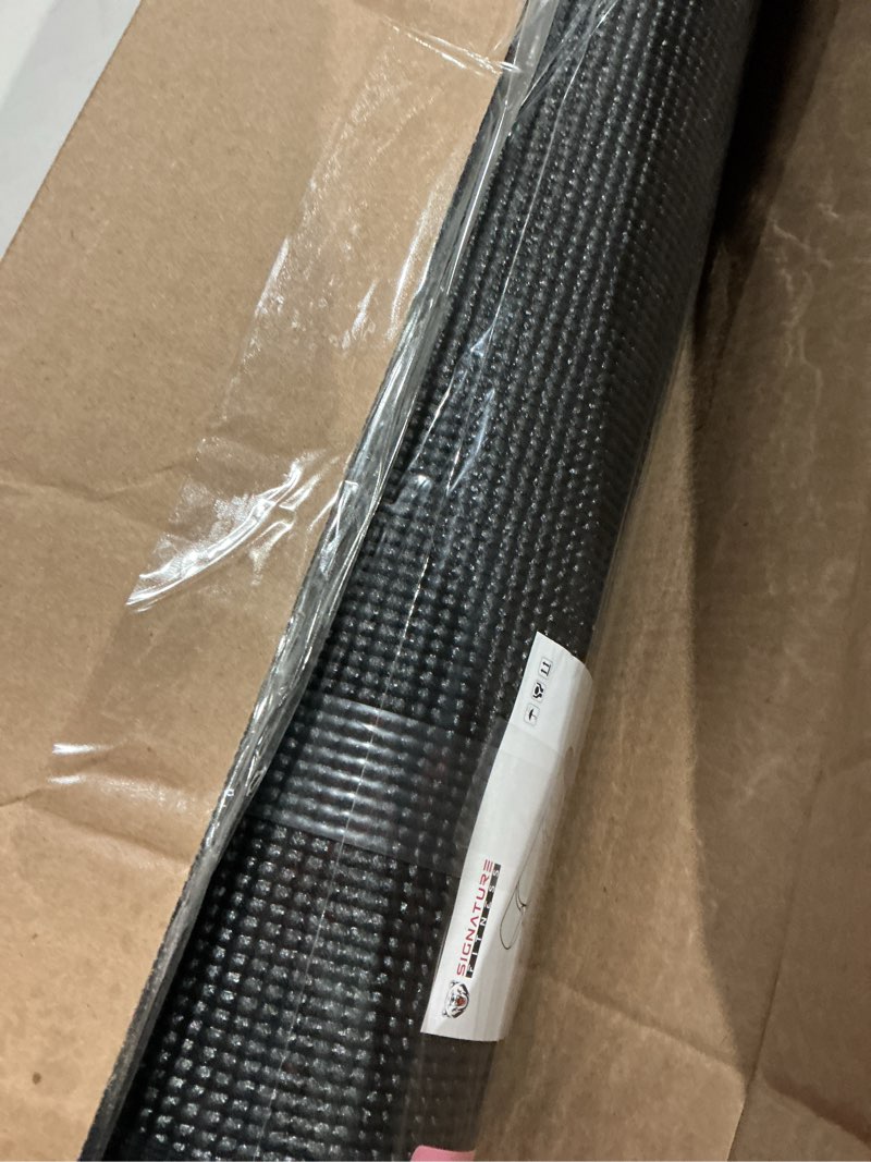 Condition photo showing Good Condition for fitvids all purpose 1/4-inch high density anti-tear exercise yoga mat with carrying strap, multiple colors black