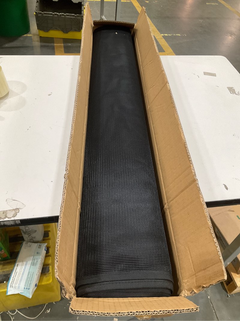 Condition photo showing Good Condition for driveway net for kids safety - lutico 28’ wide 40" tall driveway guard with high visibility reflective tape, driveway net to stop basketballs from rolling into street, easy to install?ebony? ebony 28ft