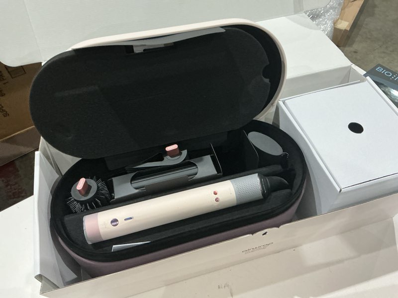 Condition photo showing Good Condition for missing dry secar.     dyson airwrap co-anda2x™ multi-styler and dryer complete diffuse for curly to coily hair - ceramic pink