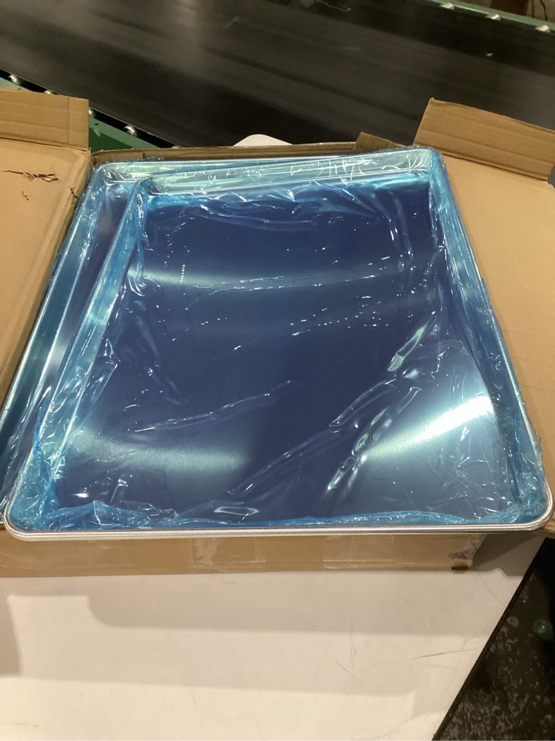 Condition photo showing Good Condition for 6 pack full size baking sheet pan aluminum commercial pan for oven freezer bakery hotel restaurant 26" × 18" 6pack full size 26"×18"