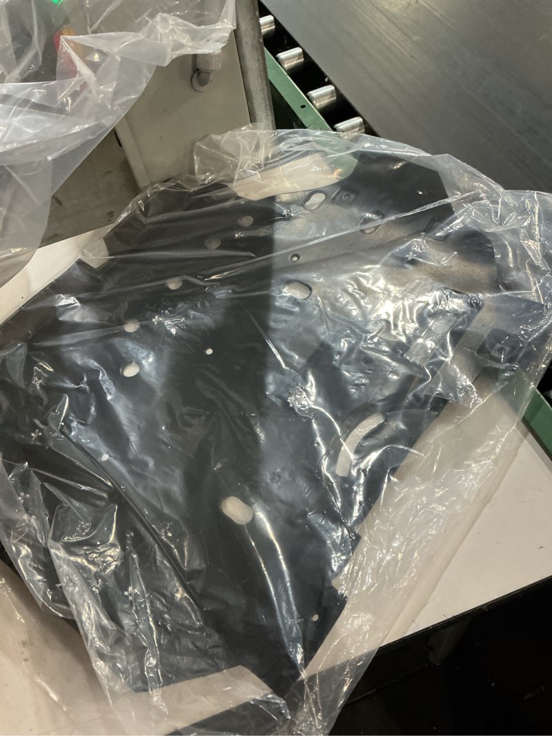 Condition photo showing New/Like New for engine splash shield compatible with 2015-2020 honda fit dx lx se ex ex-l radiator cover replacement for ho1228147 ho1228148 74110t5ra10 74110t5ra00 plastic black