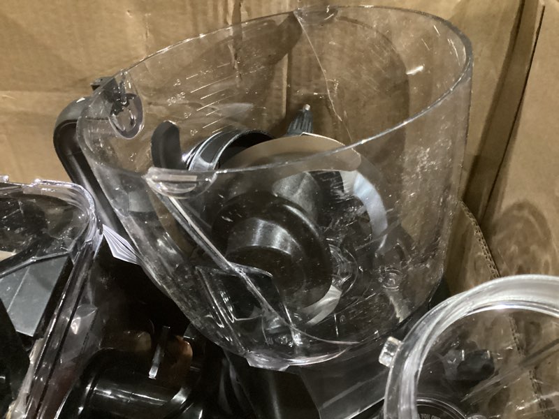 Condition photo showing As Is for Ninja Kitchen System | 8-Cup Food Processor Bowl & 72 oz. Blender All-in-One | With (2) 16 oz. To-Go Cups | For Smoothies, Ice Crushing, Dough & More | 1500 Watt | Black | BL770 Pitcher + Bowl + (2) 16-oz. Cups