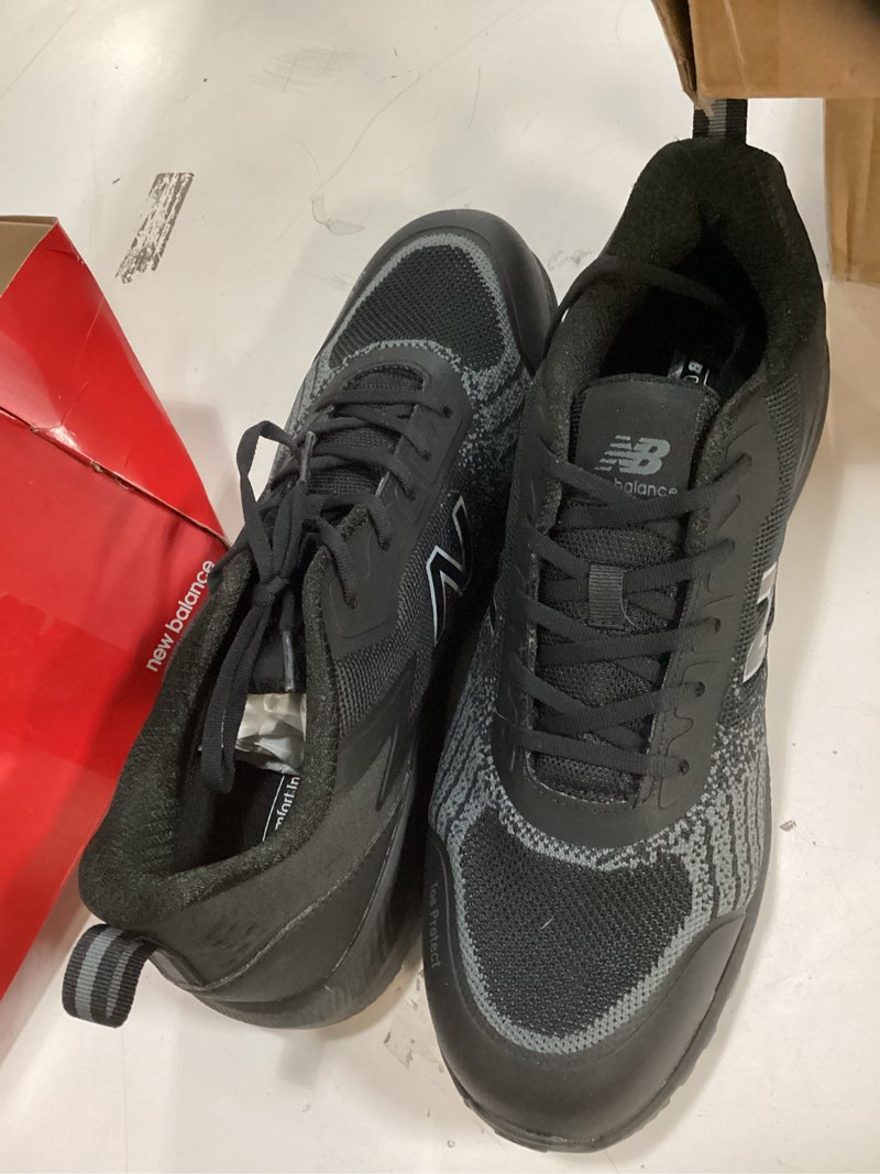 Condition photo showing Good Condition for New Balance Men's Composite Toe Speedware Industrial Boot, Black, 12 Wide