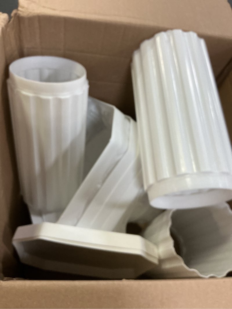 Condition photo showing Good Condition for 2 Pcs Wedding Roman Column Greek Pillars Stand Plastic Wedding Pillars Columns for Ceremony Flowers Plant Holder for Ceremony Event Party (Vintage,10.63 x 10.63 Inches) 10.63 x 10.63 Inches Vintage 2