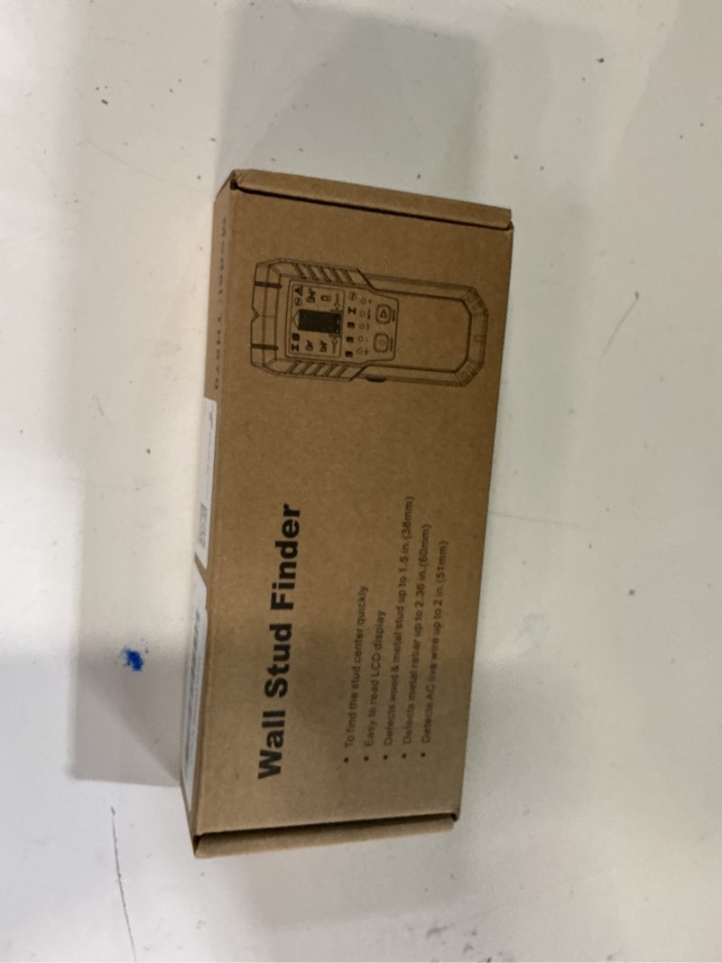 Condition photo showing New/Like New for Stud Finder Wall Scanner Detector - 5 in 1 Electronic Wall Wood Metal Stud Locator Edge Center Sensor Beam for Live AC Wire Pipe Metal Lumber Joist Drywall Framing Detection Black