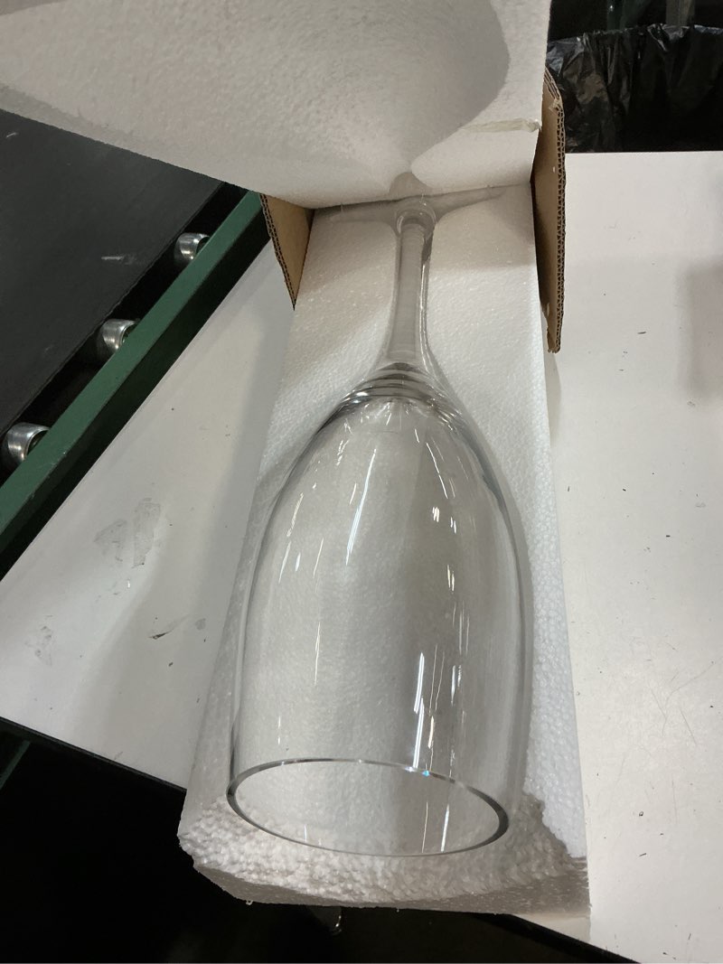 Condition photo showing Good Condition for mygift 20" oversized champagne flute glass vase - large decorative wine cork holder, floral centerpiece for home, bar, wedding & party decor (sturdy freestanding design)