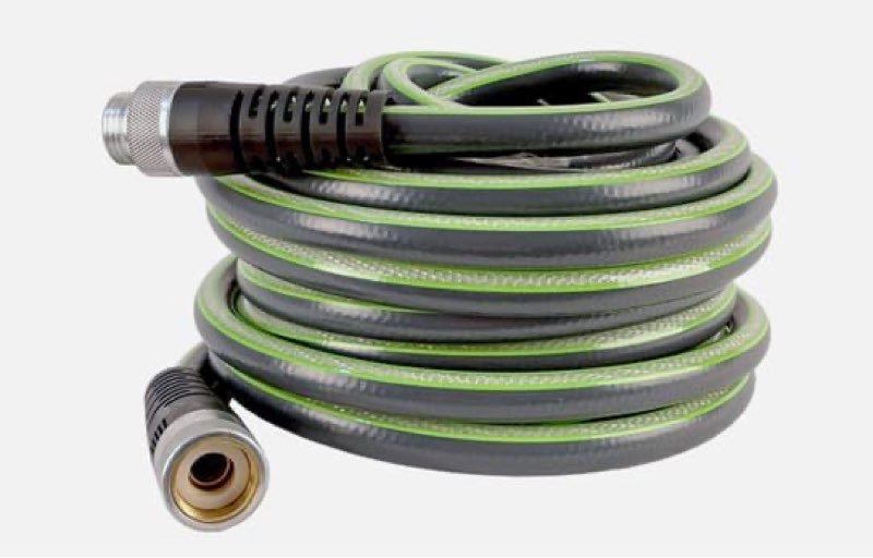 synergy teknor apex 5/8-in x 50-ft premium -duty kink free vinyl gray coiled hose