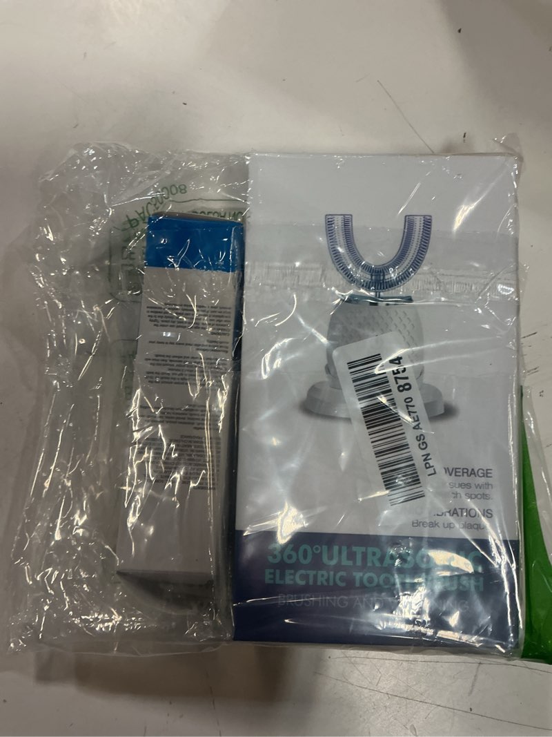 Condition photo showing New/Like New for ralexidog u-shaped electric toothbrush – comfort-focused design with secure grip for daily oral hygi