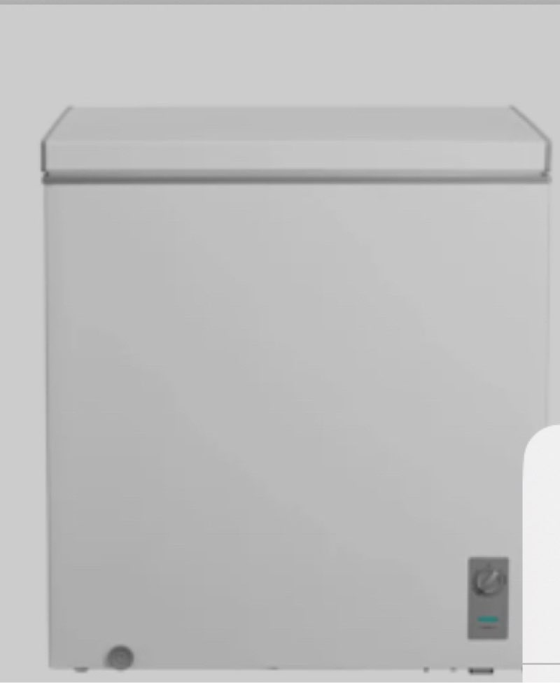Midea 7 cu. ft. Convertible Chest Freezer and Refrigerator with Removable Storage Basket, White